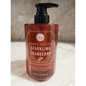 Sparkling Cranberry Richly Scented Hand Soap Luxury 16 fl. oz. DW Home Fruity